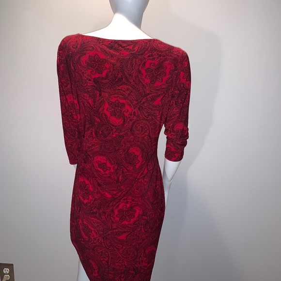 Patterned Ralph Lauren Work Dress - Picture 4 of 5